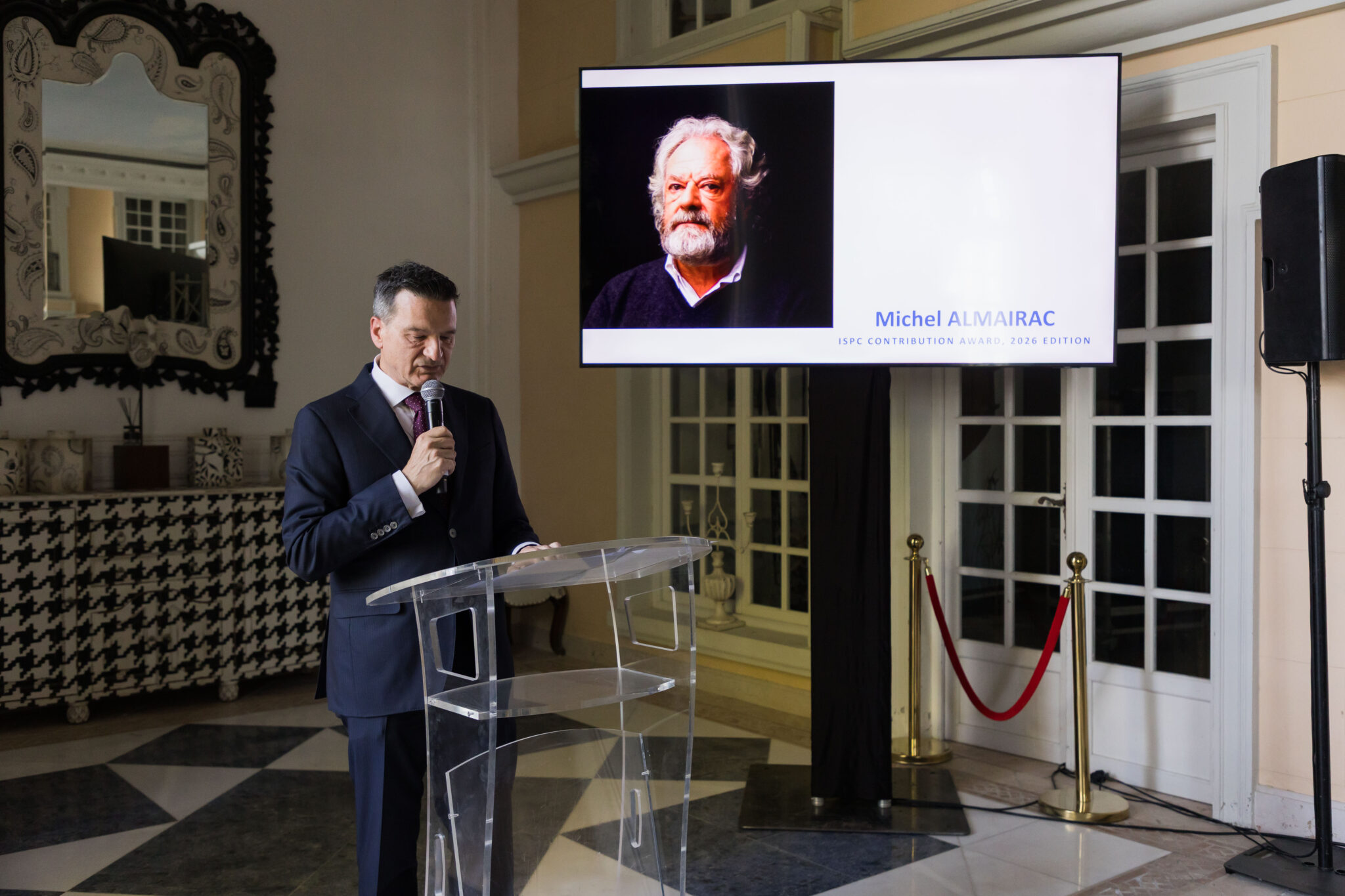 The ISPC Contribution Award 2026 goes to Michel Almairac ...